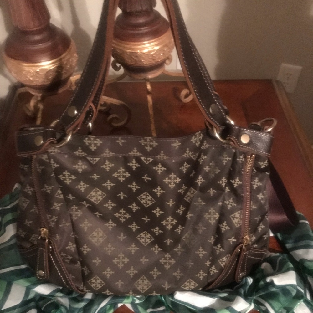 Authentic Russett Nylon 2 way bag